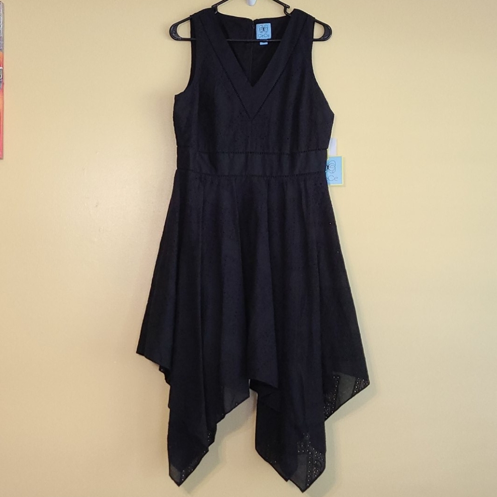 CeCe Bandana Style Black Dress